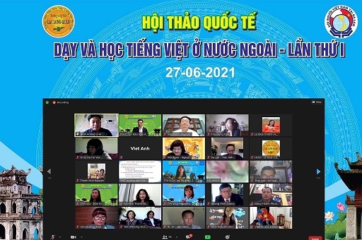 Virtual conference on teaching and learning Vietnamese abroad